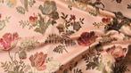 Kostbaar damastweefsel San Leucio Rosa met rijk bloemmotief., Antiek en Kunst, Curiosa en Brocante
