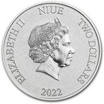 Niue. 2 Dollars 2022 Disney - 30 Jahre Aladin 1oz (.999)