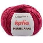 Katia Merino Aran - 71 wijnrood - Merinogaren, Hobby en Vrije tijd, Breien en Haken, Ophalen of Verzenden, Nieuw