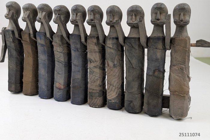 handgemaakt - Pop storypuppets - 1980-1990 - Nepal, Antiek en Kunst, Kunst | Niet-Westerse kunst