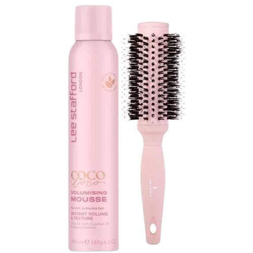Lee Stafford Volume Blow Out Set - 200ml+Brush, Sieraden, Tassen en Uiterlijk, Uiterlijk | Haarverzorging, Gel, Wax, Haarlak of Mousse