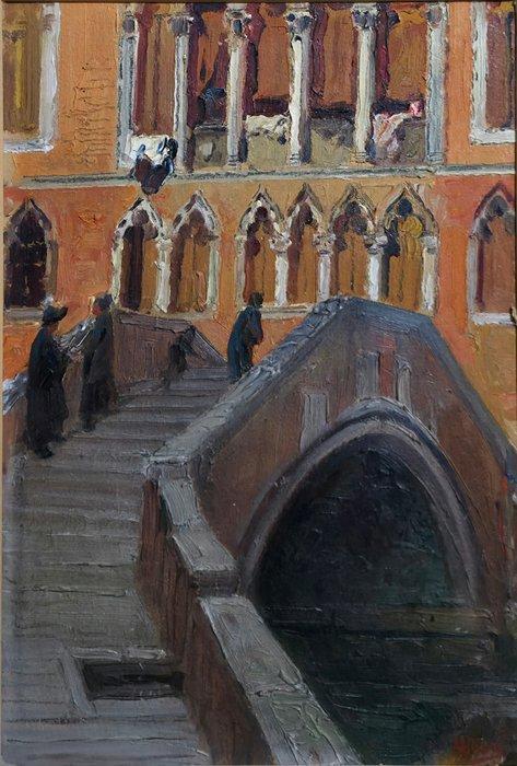 Luca Albino (1884-1952) - Venezia, Antiek en Kunst, Kunst | Schilderijen | Klassiek
