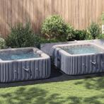 vidaXL Zwembad Grondzeil Zwart 500 x 250 cm Polyester, Tuin en Terras, Zwembad-toebehoren, Verzenden, Nieuw