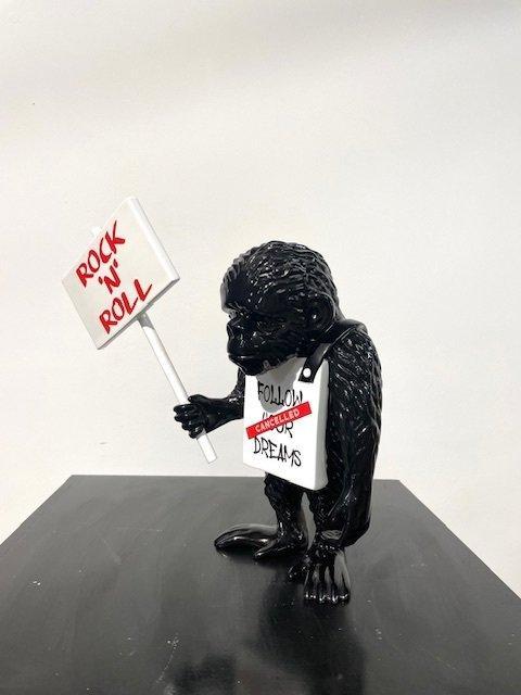 Van Apple - Street Monkey - Rock ‘N’ Roll, Antiek en Kunst, Kunst | Schilderijen | Modern