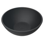 Waskom Arcqua Prince Opbouw 38x14 cm Rond Mat Antraciet, Ophalen of Verzenden, Nieuw, Overige typen