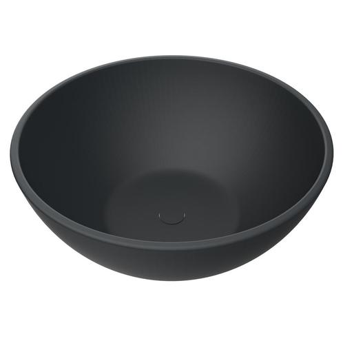 Waskom Arcqua Prince Opbouw 38x14 cm Rond Mat Antraciet, Doe-het-zelf en Verbouw, Sanitair, Overige typen, Nieuw, Ophalen of Verzenden
