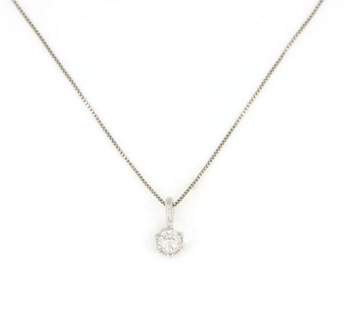 Zonder Minimumprijs - Halsketting - 18 karaat Witgoud -, Sieraden, Tassen en Uiterlijk, Kettingen