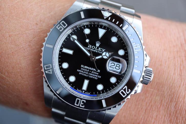 Horloge Rolex Submariner Date ref. 126610, Sieraden, Tassen en Uiterlijk, Horloges | Heren, Staal, Zo goed als nieuw, Staal, Rolex