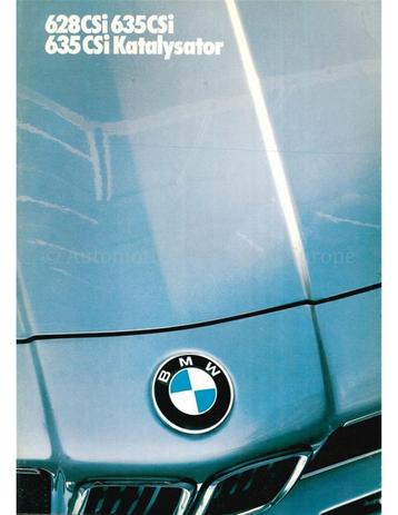 1986 BMW 6 SERIE BROCHURE DUITS beschikbaar voor biedingen