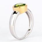 Zonder Minimumprijs - Ring Zilver - 1.85ct. tw. Olivijn, Sieraden, Tassen en Uiterlijk, Ringen, Nieuw