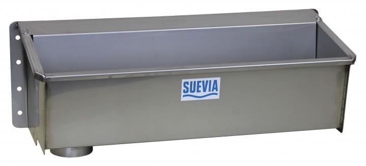 Trogdrinkbak Suevia 6150, RVS staldrinkbak 1 mtr, Dieren en Toebehoren, Paarden en Pony's | Verzorgingsproducten, Nieuw, Ophalen of Verzenden