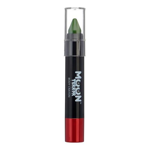 Moon Terror Halloween Body Crayons Zombie Green 3.2g, Hobby en Vrije tijd, Feestartikelen, Nieuw, Verzenden