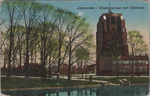 LEEUWARDEN - Westerplantage met Oldenhove, Verzamelen, Ansichtkaarten | Nederland, Verzenden