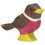 Holztiger - Houten Dieren - Roodborstje 5,5 cm, Nieuw