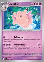 Clefable 036/165 reverse holo pokemon 151, Ophalen of Verzenden, Nieuw, Losse kaart, Foil