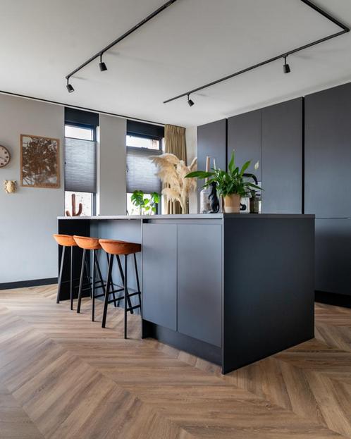 Plak pvc Hongaarse punt warm grijs |  mFLOR Parva Oak, Huis en Inrichting, Stoffering | Vloerbedekking, Ophalen