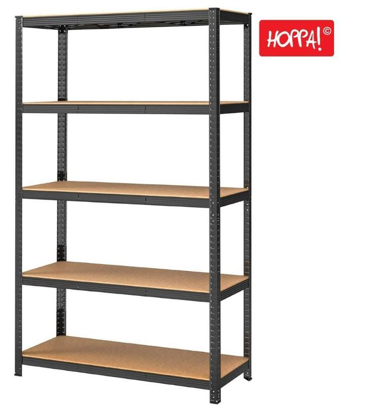 Hoppa! GLR120X200 Magazijnstelling  Opbergrek van 76 voor 43, Huis en Inrichting, Kasten | Stellingkasten, Nieuw, Ophalen of Verzenden