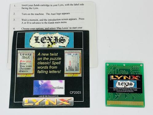 Atari Lynx - Lexus - Homebrew - Songbird Productions - 1994, Spelcomputers en Games, Games | Atari, Gebruikt, Verzenden
