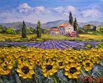 R. Vincent (1954) - Champs de Tournesols en Provence oeuvre