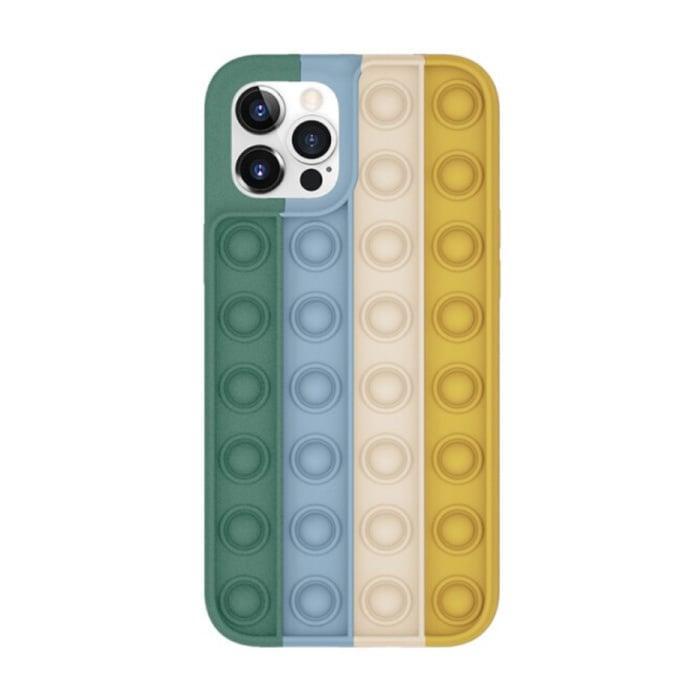 iPhone 13 Mini Pop It Hoesje - Silicone Bubble Toy Case Anti, Telecommunicatie, Mobiele telefoons | Hoesjes en Frontjes | Apple iPhone