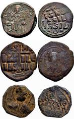 Byzantijnse Rijk Lot of 3 Æ Follis Coins 11th - 12th