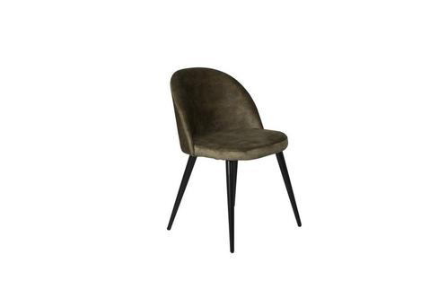 Eetkamerstoel - Meike - Bruin - Fluweel - Jörn, Huis en Inrichting, Stoelen, Nieuw, Verzenden