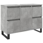 Grijze Badkamerkast 80x33cm - Retourdeal - Industriele Look, Huis en Inrichting, Badkamer | Badkamermeubels, Nieuw, Minder dan 100 cm