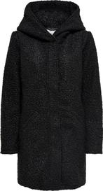 JDY - Maat XS - JDYSONYA LONG BOUCLE HOOD JACKET OTW HAB, Kleding | Dames, Jassen | Winter, Verzenden, Nieuw