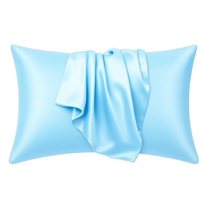 Satijnen kussensloop Lichtblauw 60 x 70 cm hoofdkussen forma, Sieraden, Tassen en Uiterlijk, Uiterlijk | Haarverzorging, Nieuw