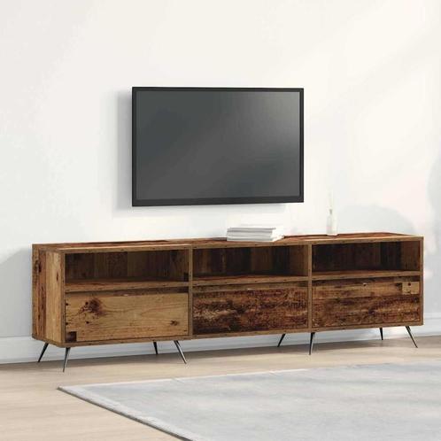 vidaXL TV-kast Oud hout 150 x 30 x 44.5 cm Bewerkt hout, Huis en Inrichting, Kasten | Televisiemeubels, Nieuw, 100 tot 150 cm