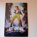 Ace Ventura when nature cales Metalen bord, Verzenden, Gebruikt