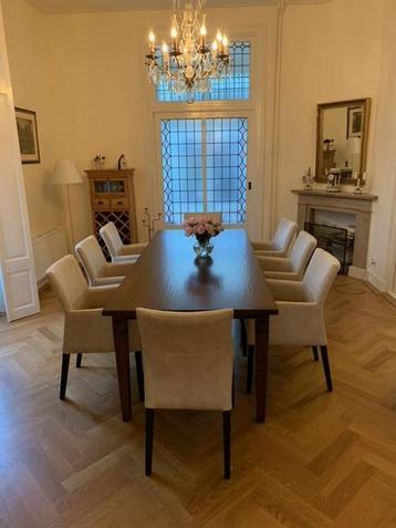 Kersen houten eettafel, klassiek of modern, op maat gemaakt beschikbaar voor biedingen