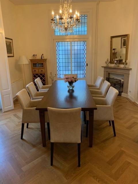 Kersen houten eettafel, klassiek of modern, op maat gemaakt, Huis en Inrichting, Tafels | Eettafels, Nieuw, Eikenhout, Kersenhout