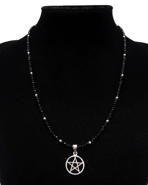 Zilver, Zwarte spinel - Heilige exorcisme-amulet:, Antiek en Kunst, Antiek | Boeken en Bijbels