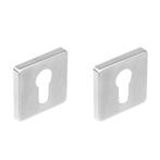 Intersteel PC-plaatjes vierkant rvs, Ophalen of Verzenden, Nieuw