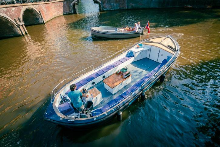 Prive boot huren Amsterdam - Max!, Watersport en Boten, Sloepen, Nieuw, Elektrisch