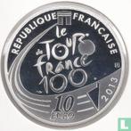 Frankrijk 10 euro 2013 (PROOF) 100th edition of the Tour..., Postzegels en Munten, Verzenden, Goud, Frankrijk, 10 euro