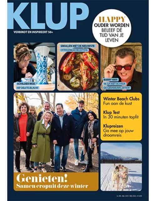 Klup magazine abonnement 4 nummers cadeau abonnement, Boeken, Tijdschriften en Kranten, Nieuw, Verzenden