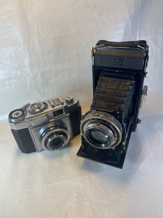 Zeiss Ikon Nettar 515/2 + Contina 527/24 Analoge opvouwbare, Audio, Tv en Foto, Fotocamera's Analoog