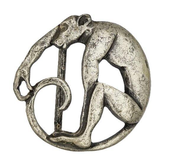 Aap lange staart Riem Buckle/Gesp, Kleding | Heren, Riemen en Ceinturen, Verzenden