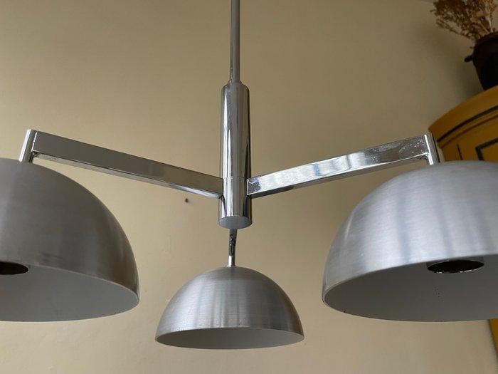 Plafondlamp - Aluminium, Verchroomd - Vintage hanglamp, Antiek en Kunst, Kunst | Designobjecten