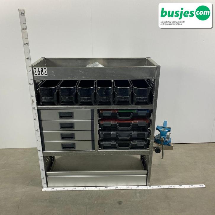 Aluca bedrijfswageninrichting 1215x420x1155mm (2682), Auto diversen, Overige Auto diversen, Ophalen of Verzenden