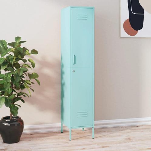 vidaXL Lockerkast 35x46x180 cm staal mint, Huis en Inrichting, Kasten | Lockerkasten, Nieuw, Verzenden