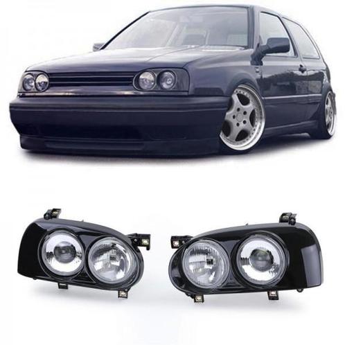 Koplampen VW Golf III 91-97 DE dubbel Lens, Auto-onderdelen, Overige Auto-onderdelen, Ophalen of Verzenden