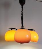 Szarvasi - Space Age Pendant Lamp in Amber Acrylic -