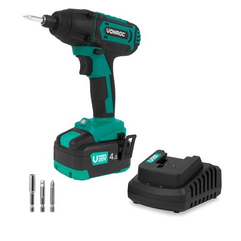 Accu Slagschroevendraaier 20V – 180Nm | Incl. 4.0Ah Accu en, Doe-het-zelf en Verbouw, Gereedschap | Handgereedschap, Nieuw, Verzenden