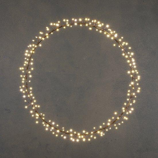 2dekans | Luca Lighting Lichtkrans met Warm Witte LED, Diversen, Kerst, Zo goed als nieuw, Ophalen of Verzenden