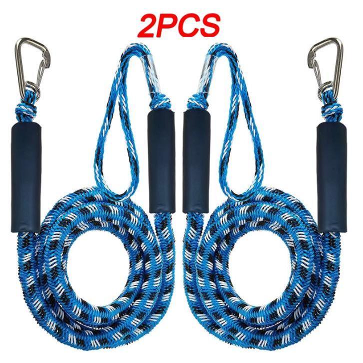 Elastische docklijn bungee touw met clips en drijvers, Watersport en Boten, Kajaks, Nieuw, Verzenden