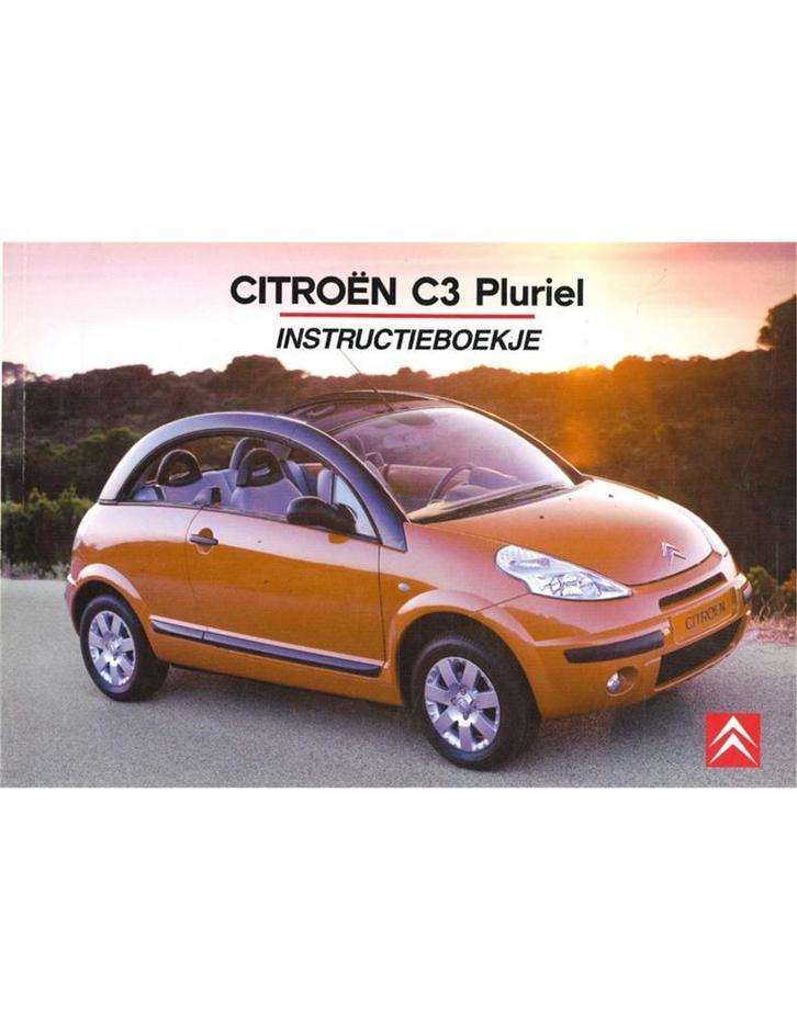 2005 CITROEN C3 PLURIEL INSTRUCTIEBOEKJE NEDERLANDS, Auto diversen, Handleidingen en Instructieboekjes