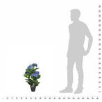 Kunst hortensia plant met pot 60 cm blauw, Tuin en Terras, Nieuw, Verzenden